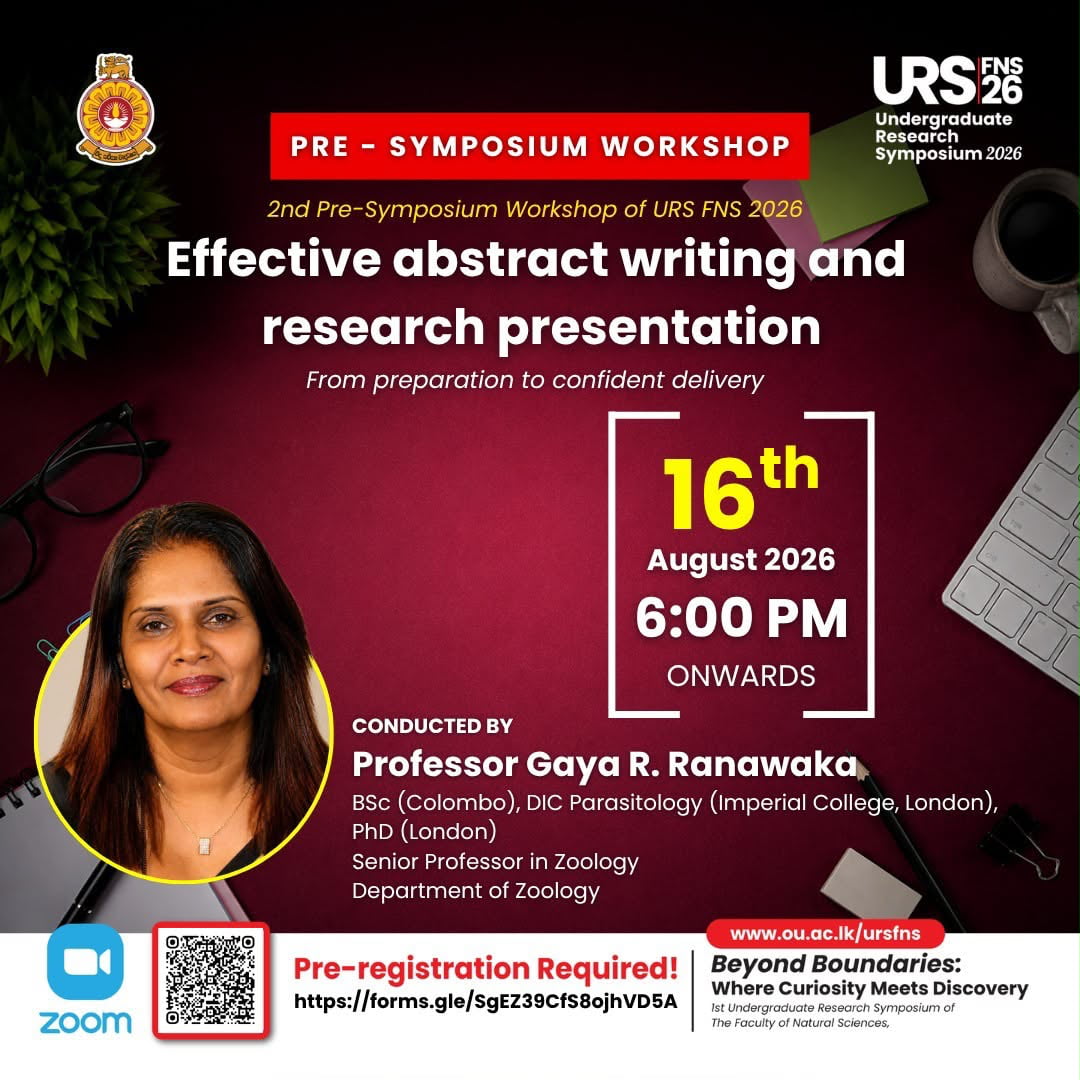 Pre-Symposium Workshop 02 — Abstract Writing & Research Presentation